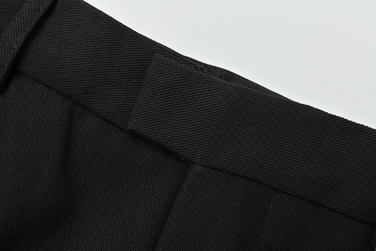 Black Flared Trousers - Premium Fit view