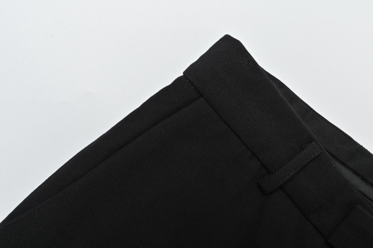 Black Flared Trousers - Premium Fit view