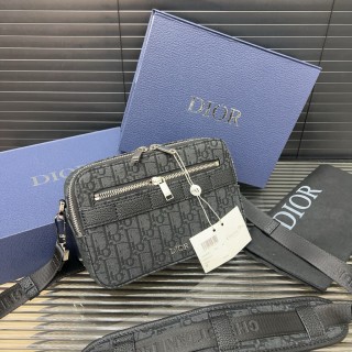 Dior Safari Messenger Bag Silver Hardware Unisex view 2