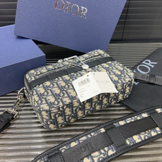 Dior Safari Messenger Bag Silver Hardware Unisex view 6