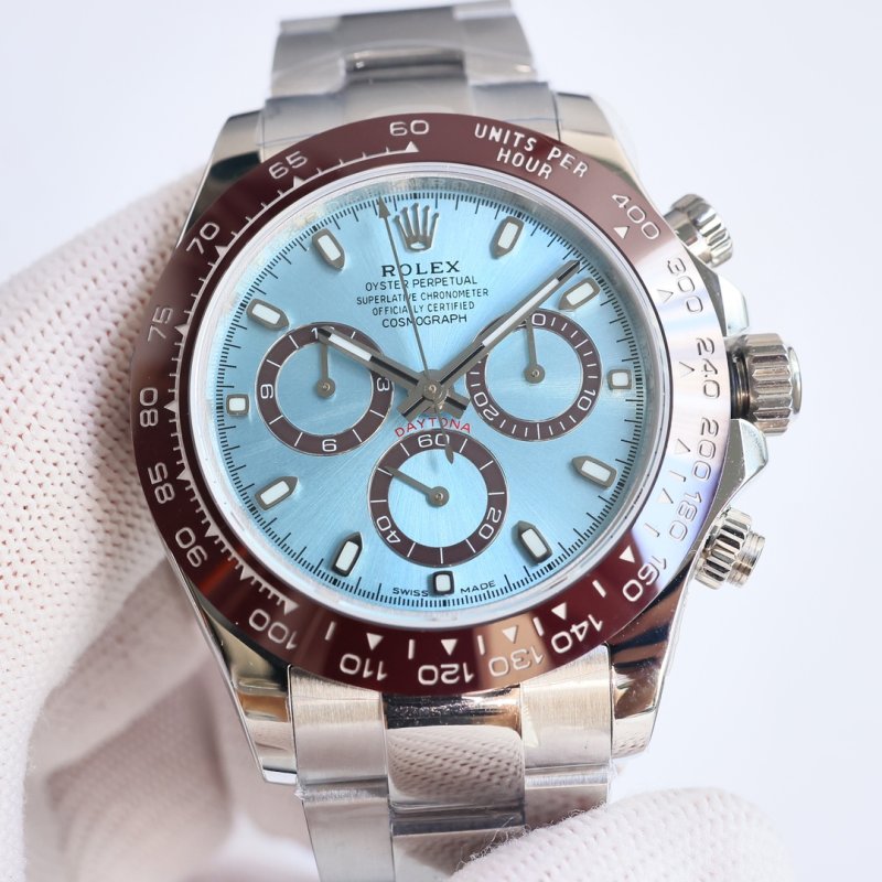 Rolex Daytona Chronograph Ice Blue Dial Steel Watch view
