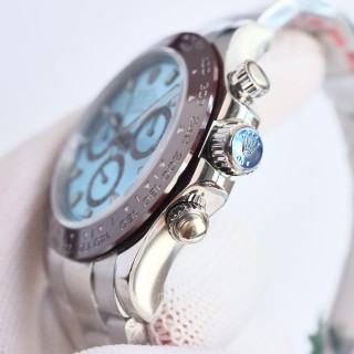 Rolex Daytona Chronograph Ice Blue Dial Steel Watch view 5