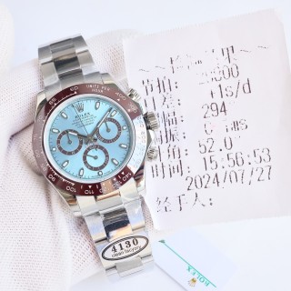 Rolex Daytona Chronograph Ice Blue Dial Steel Watch view 9