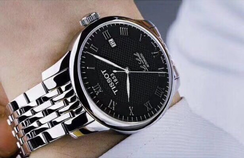 Tissot PRX Automatic Roman Numeral Black Dial Watch view 2