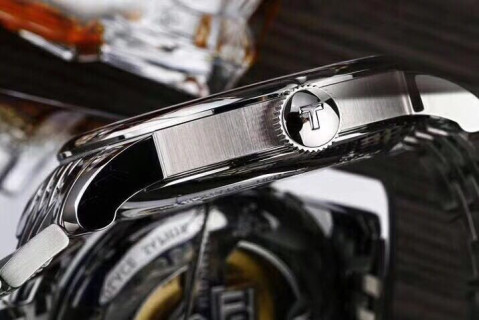 Tissot PRX Automatic Roman Numeral Black Dial Watch view 3