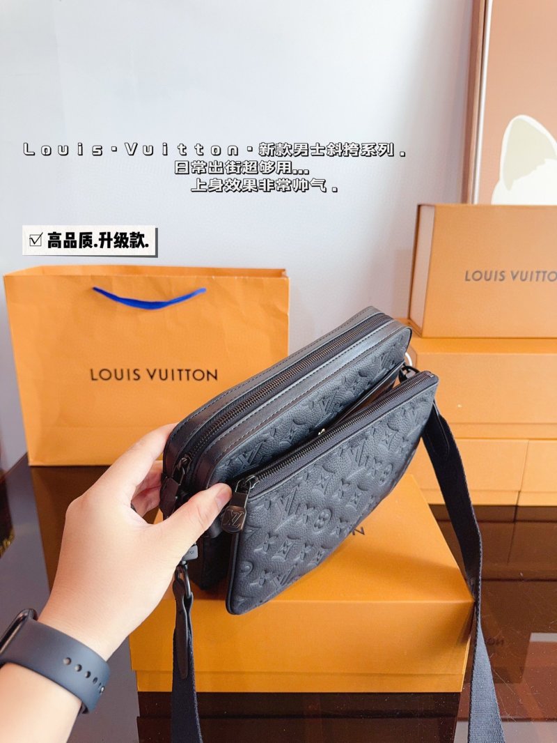Louis Vuitton Pochette Trio Monogram Messenger Bag - Black view