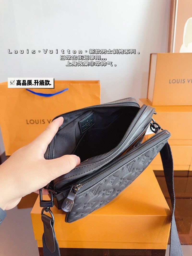 Louis Vuitton Pochette Trio Monogram Messenger Bag - Black view