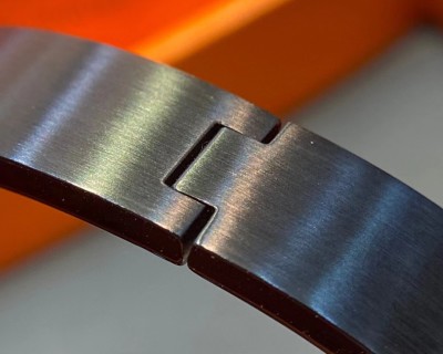 Hermès H Flat Head Matte Black Bracelet view 5