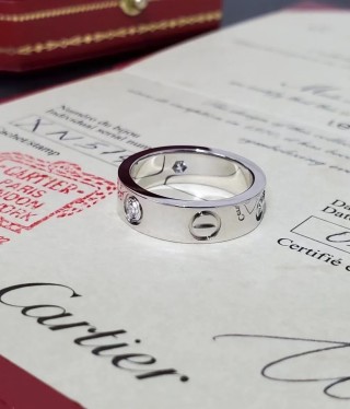 Cartier LOVE Ring Rose Gold with Diamonds - CNC Edition view 3