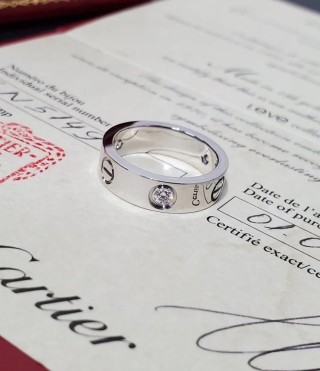 Cartier LOVE Ring Rose Gold with Diamonds - CNC Edition view 5