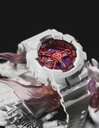 Casio G-SHOCK Dragon Series White & Red Quartz Watch GA-110DBR-7APFL view 3