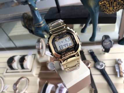 Casio G-Shock GMW-B5000 Gold Steel Digital Watch