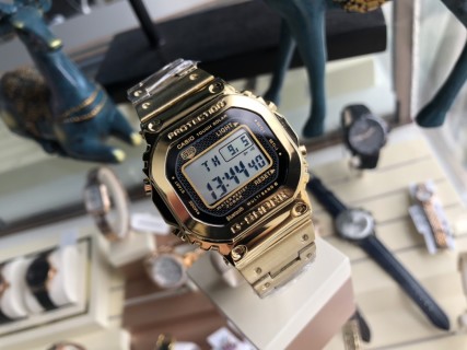 Casio G-Shock GMW-B5000 Gold Steel Digital Watch view 2