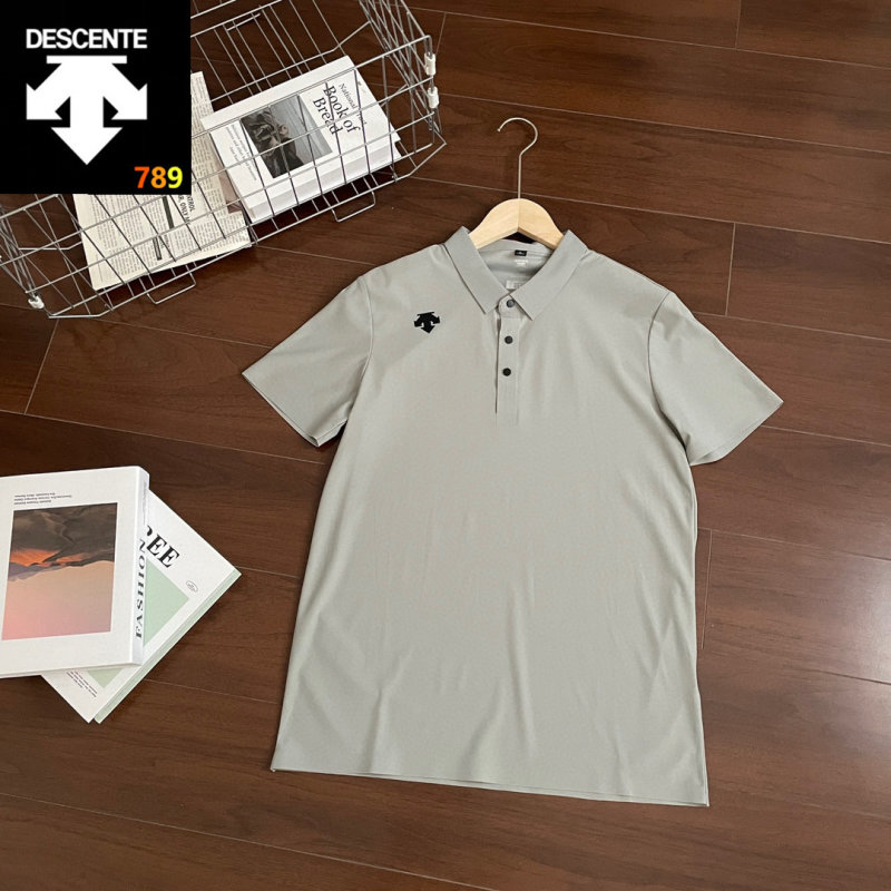 Descente 26SS Collared Polo Shirt – Black view