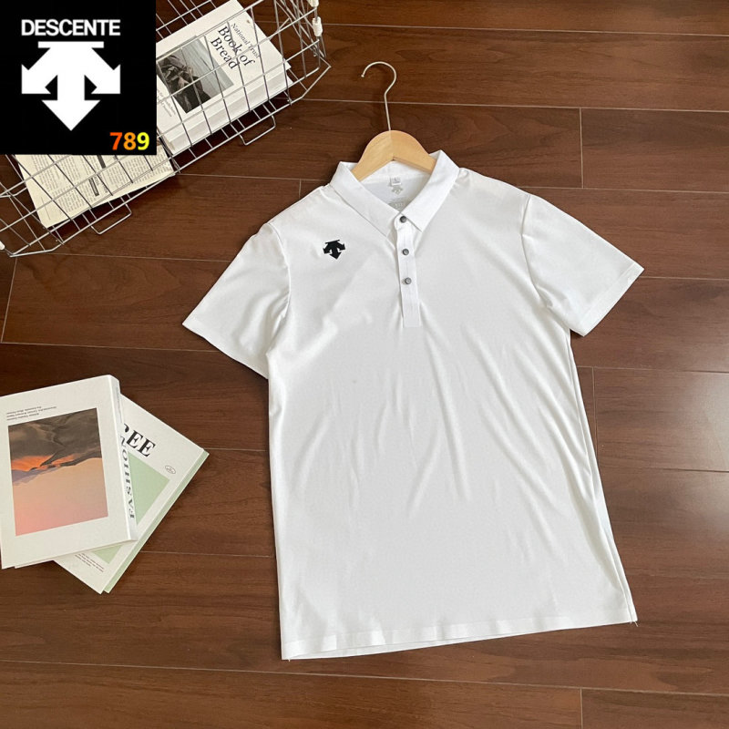 Descente 26SS Collared Polo Shirt – Black view