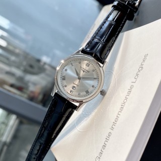 Longines Classic Roman Numeral Quartz Watch Silver