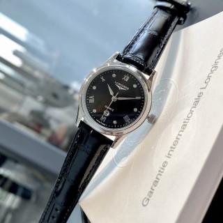Longines Classic Roman Numeral Quartz Watch Silver view 2