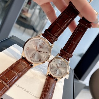 Longines Classic Roman Numeral Quartz Watch Silver view 9