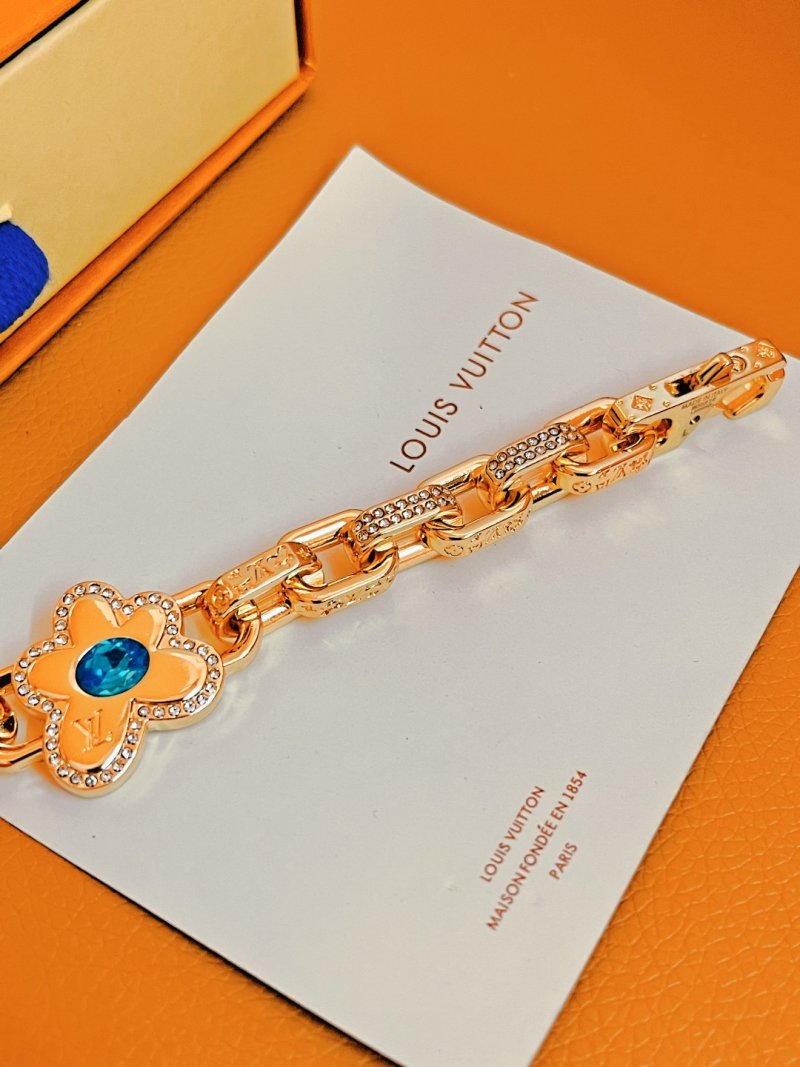 Louis Vuitton Paradise Stone Gold Bracelet with CZ Crystals view