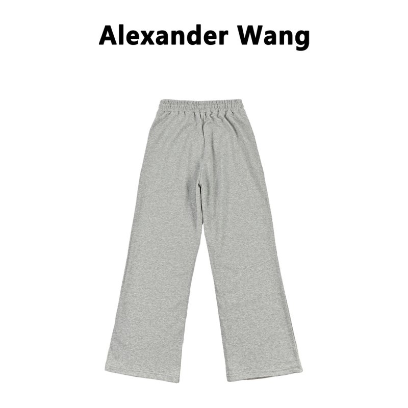 Alexander Wang Grey Logo Sweatpants view