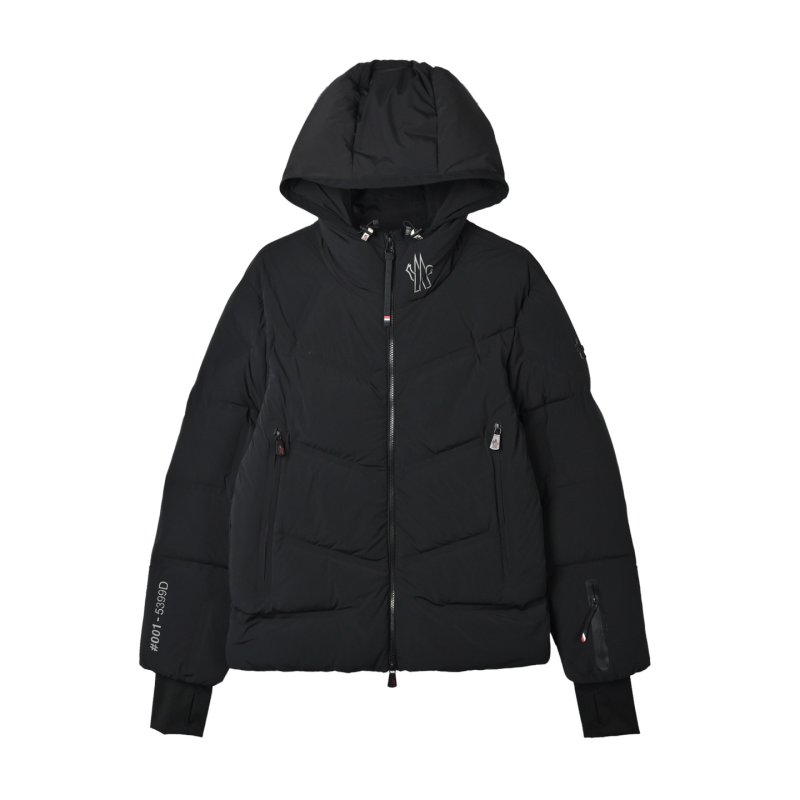 Black Puffer Down Jacket – Lightweight Warmth view