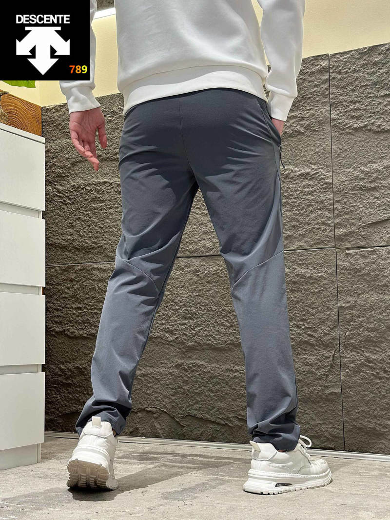 Descente Men's Casual Sport Pants Smoke Grey view