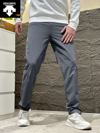 Descente Men's Casual Sport Pants Smoke Grey view 3