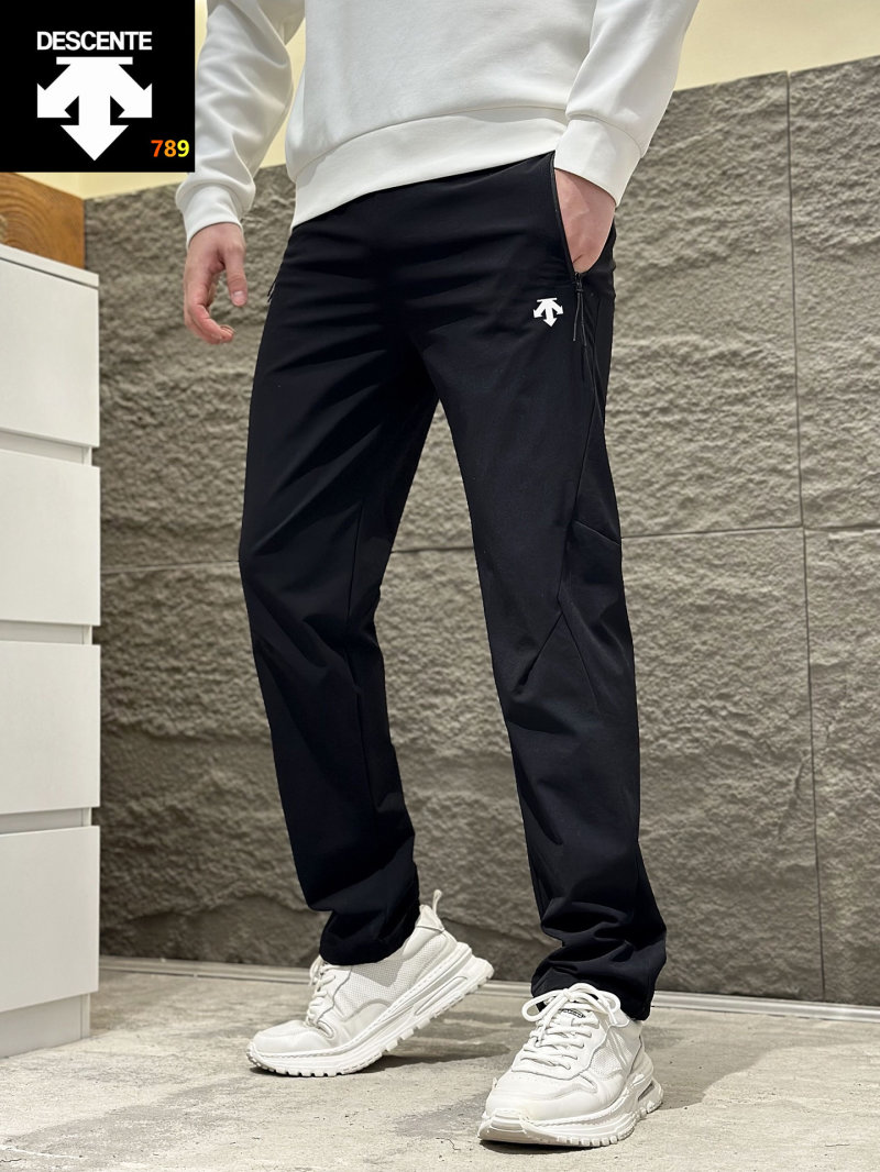 Descente Men's Casual Sport Pants Smoke Grey view