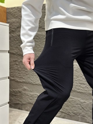Descente Men's Casual Sport Pants Smoke Grey view 10