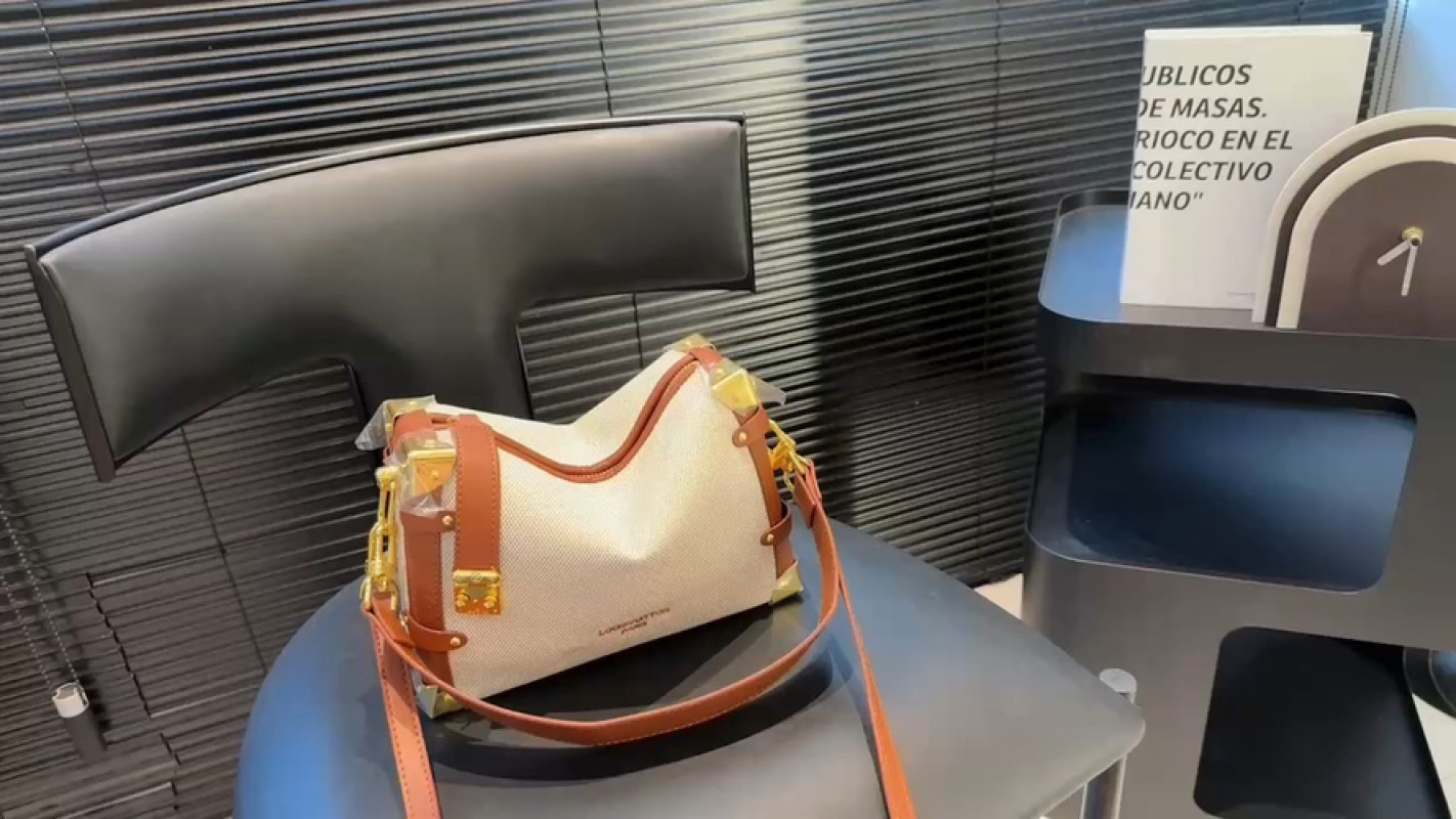 Louis Vuitton Coussin PM Cream & Orange Shoulder Bag