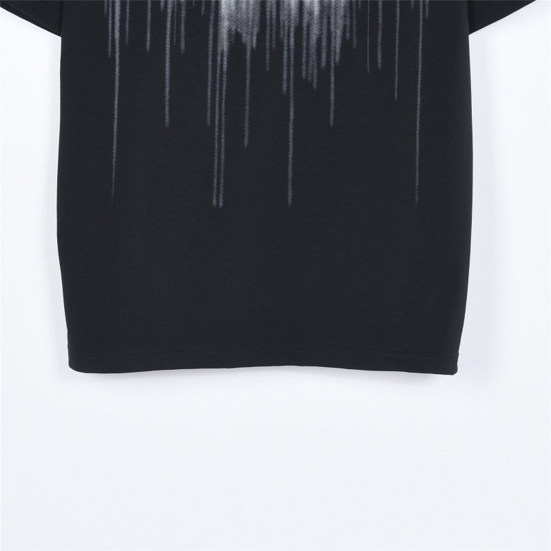Moncler Black Logo Embroidered T-Shirt view