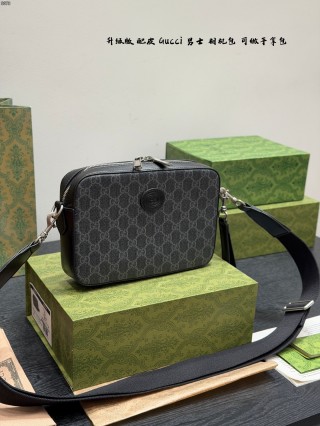 Gucci Ophidia GG Camera Bag Black