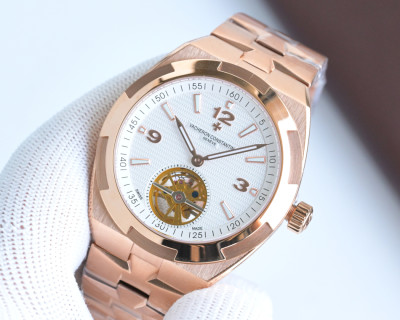 Vacheron Constantin Overseas Tourbillon Rose Gold Watch view 2