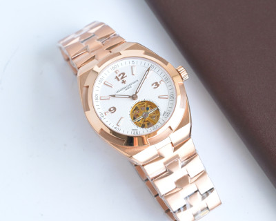 Vacheron Constantin Overseas Tourbillon Rose Gold Watch view 6
