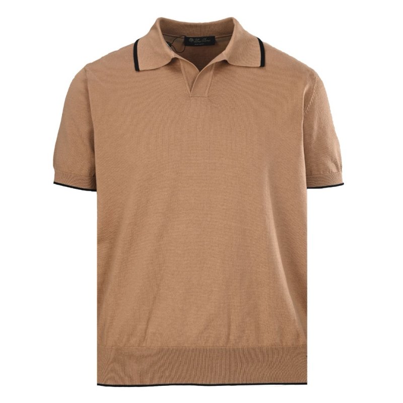 Camel Polo Short Sleeve T-Shirt view