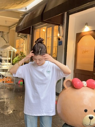 Prada White Logo T-Shirt view 8