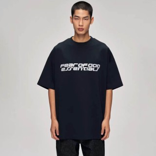 Essentials Fear of God Black Logo T-Shirt view 2