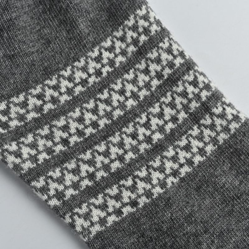 Charcoal Fair Isle Crewneck Sweater view