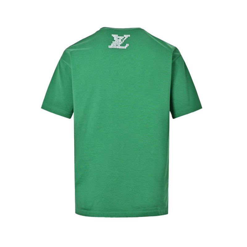 Green Graphic Print Short Sleeve T-Shirt view