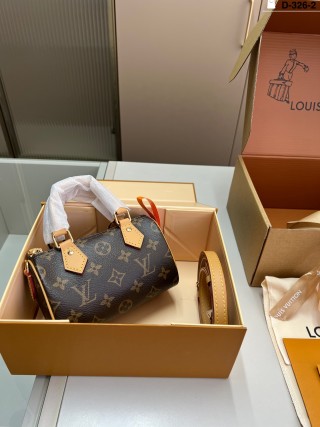 Louis Vuitton Speedy Monogram Canvas Handbag - Navy