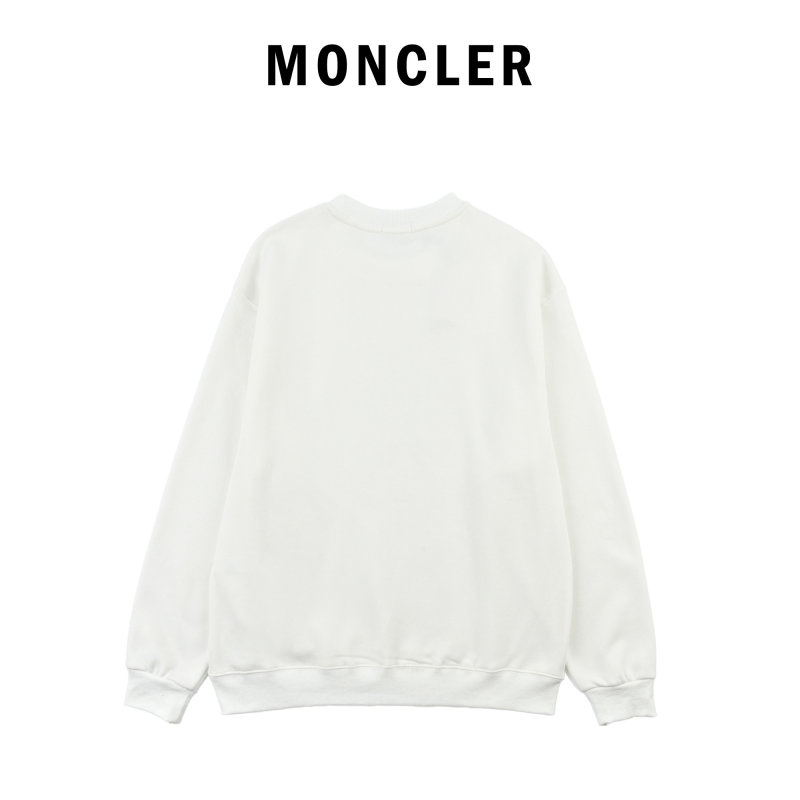 Moncler White Logo Sweatshirt view