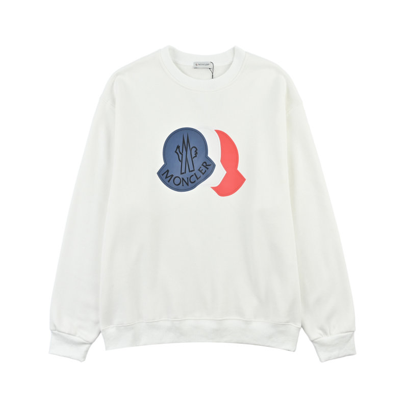 Moncler White Logo Sweatshirt view
