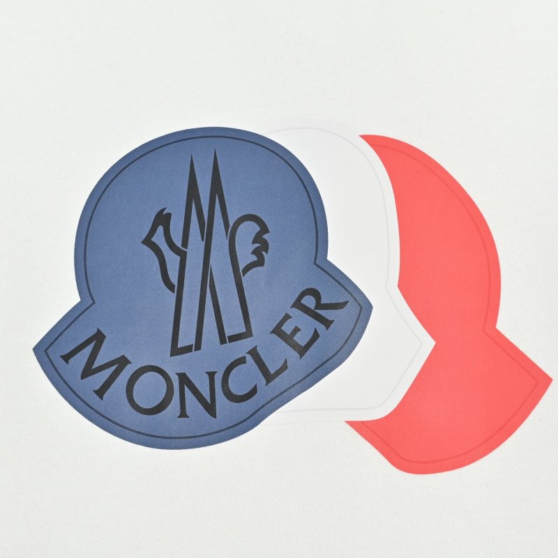 Moncler White Logo Sweatshirt view