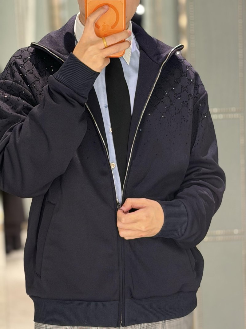 Gucci GG Monogram Puffer Jacket Black