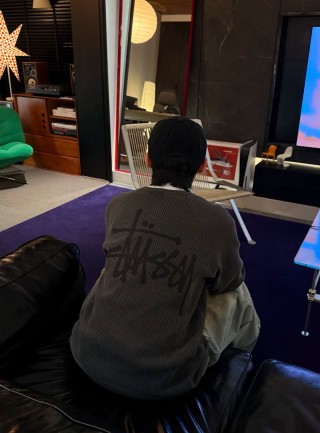Stüssy Black Graphic Long Sleeve T-Shirt view 6