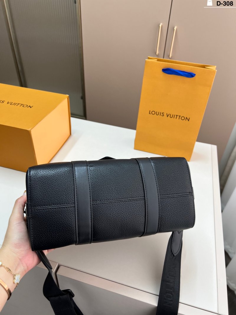 Louis Vuitton Keepall 27 Pillow Bag Black view
