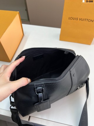 Louis Vuitton Keepall 27 Pillow Bag Black view 9