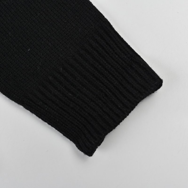 Prada Black Knit Zip Cardigan view