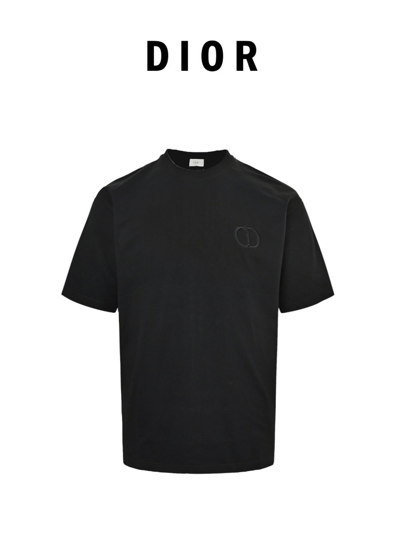 Dior CD Logo Black T-Shirt view