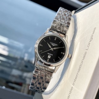 Longines Classic Quartz Couple Watch - Silver view 2
